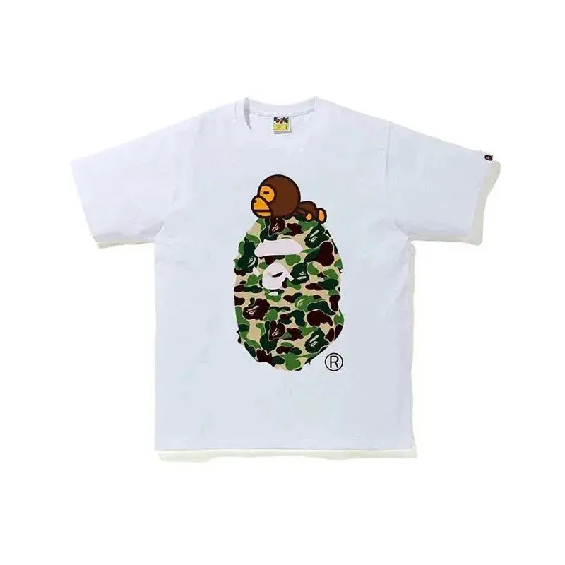 Bape Milo T-Shirts — 048 white green colorway — Kakobuy Spreadsheet photo