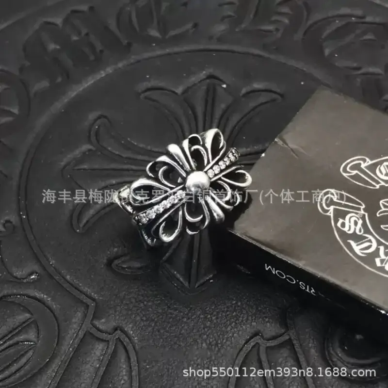 Chrome Hearts Ring — CJ004 Retro Drill colorway — USFans Spreadsheet photo