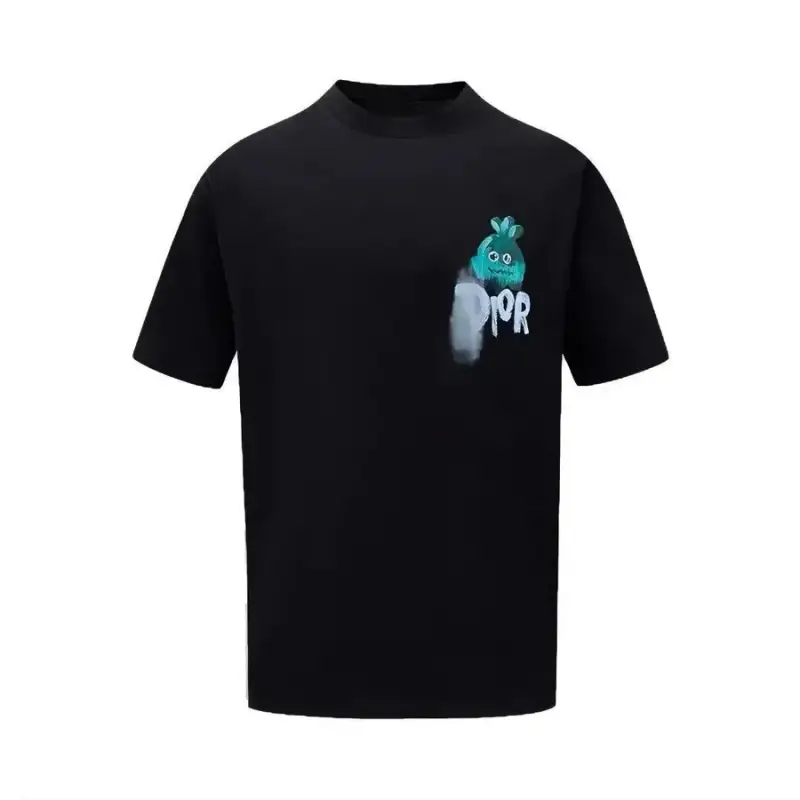 Christian Dior Atelier T-Shirt — Black Chest Green Cartoon colorway — USFans Spreadsheet photo