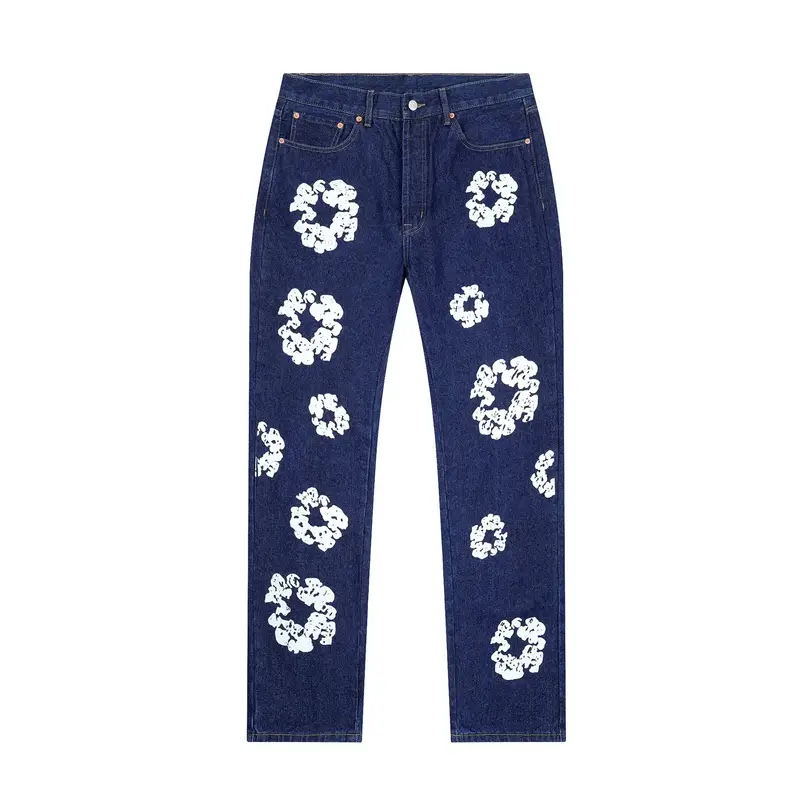 Denim Tears jeans — D107 dark blue colorway — USFans Spreadsheet photo