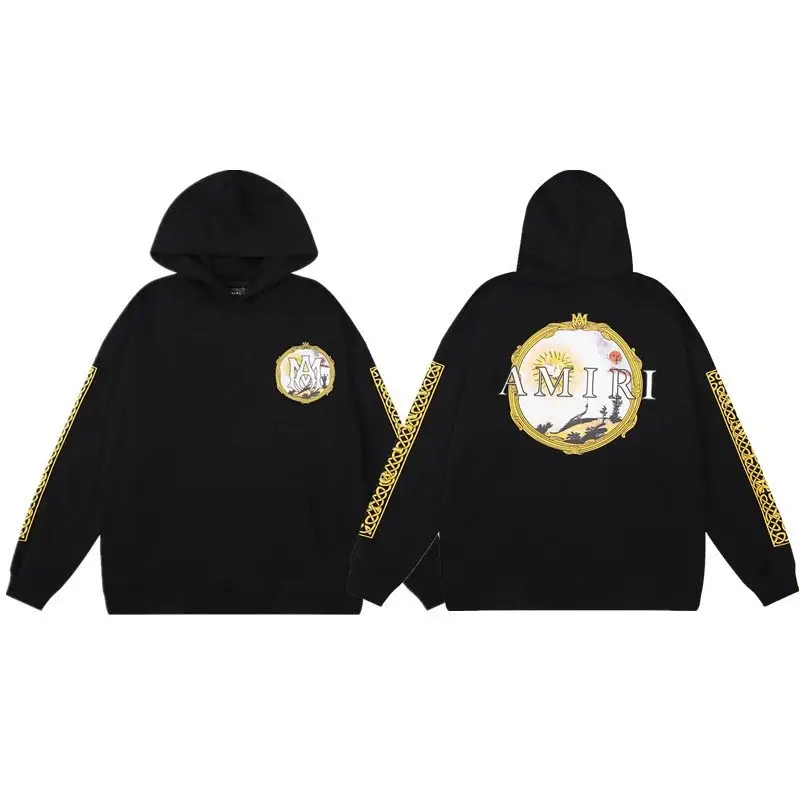 Amiri Paint Splatter Hoodie — 855 black colorway — USFans Spreadsheet photo