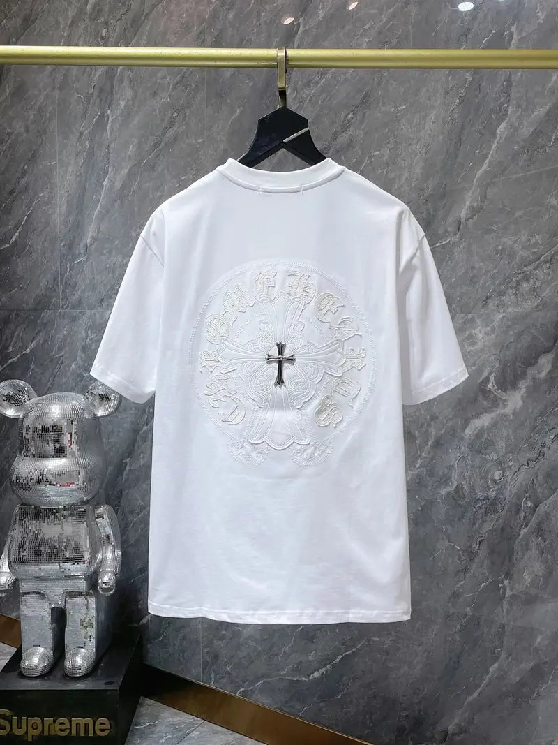Chrome Hearts Leather Tee — 8769 White colorway — USFans Spreadsheet photo