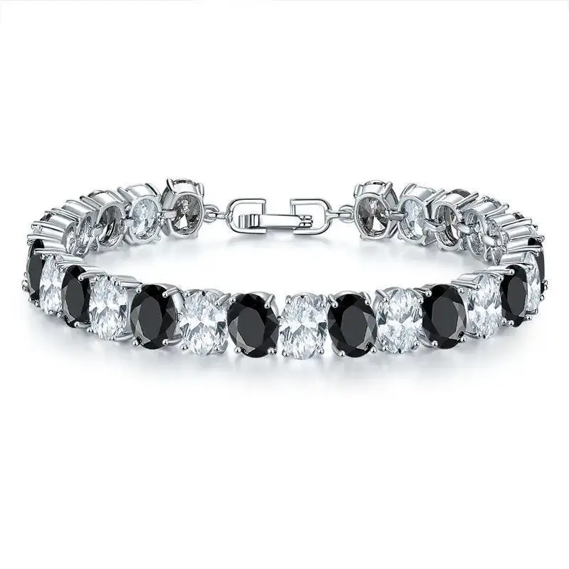 Random Bracelet — KSB00068 white gold black diamond colorway — USFans Spreadsheet photo
