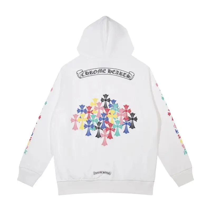 Chrome Hearts Zip Up Hoodies — White 5015 colorway — USFans Spreadsheet photo