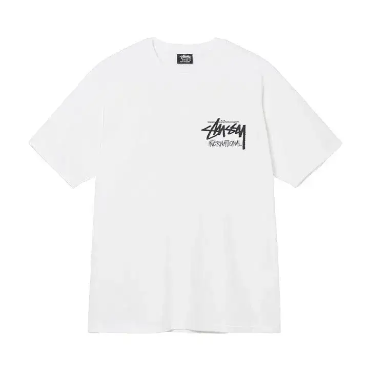 Stussy t-shirt — White [International] colorway — USFans Spreadsheet photo