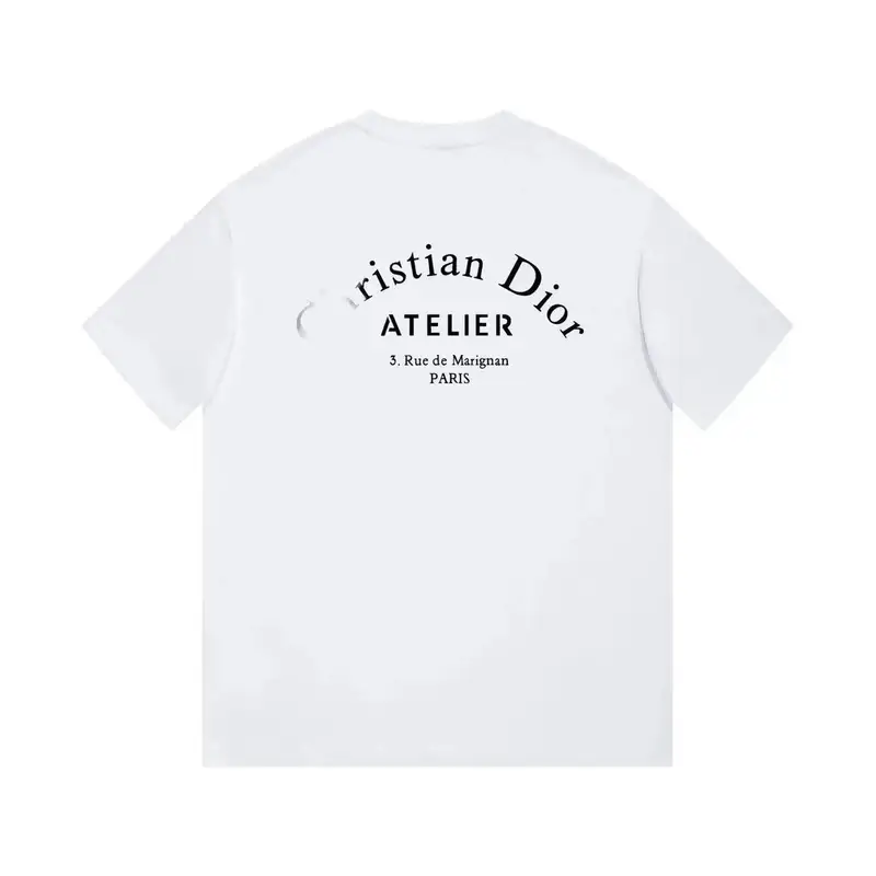 Christian Dior Atelier T-Shirt — White Black Letter One colorway — USFans Spreadsheet photo