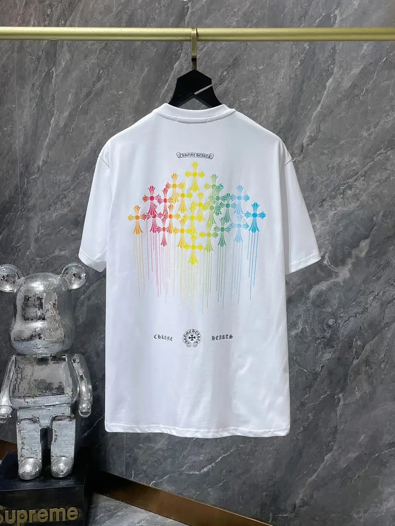 Chrome Hearts Leather Tee — 8781 White colorway — USFans Spreadsheet photo
