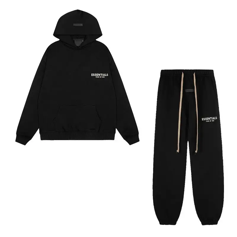 Essentials Hoodie — Hooded-Black Set colorway — USFans Spreadsheet photo