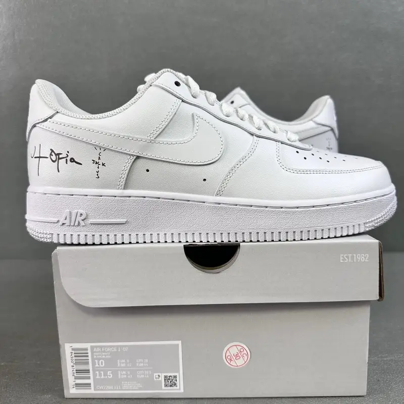 Air Force 1 TS Utopia — ts air force pure white CW2288-111 colorway — USFans Spreadsheet photo