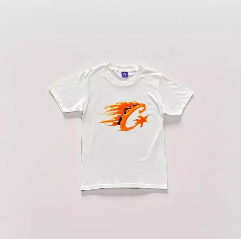 Corteiz Tee — Big C flame colorway — USFans Spreadsheet photo