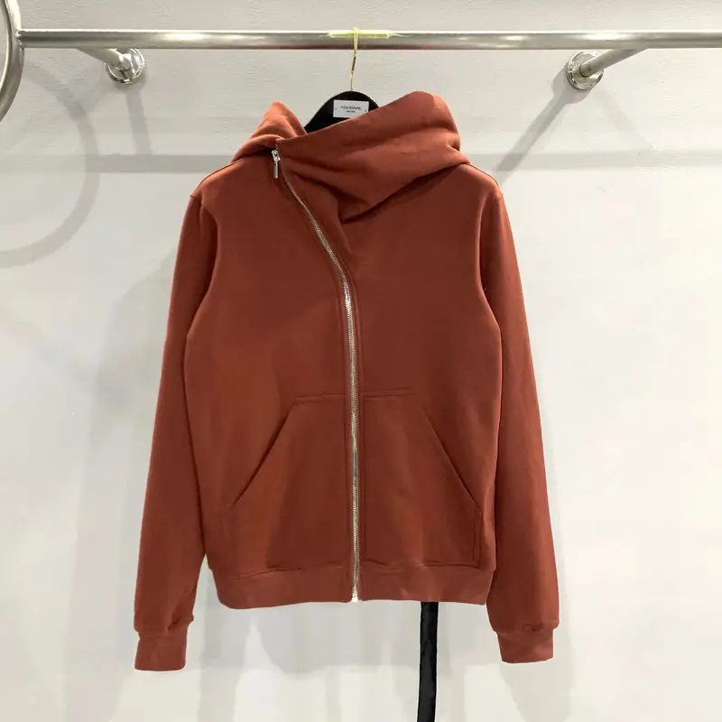 Rick Owens Mountain Hoodie — Brick red colorway — USFans Spreadsheet photo