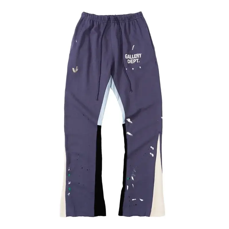 Gallery Dept Flared Sweatpants — Purple Blue colorway — USFans Spreadsheet photo