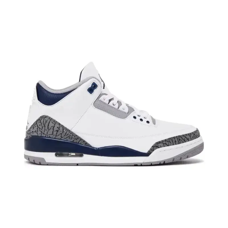 Jordan 3 Black Cat — Midnight Navy colorway — USFans Spreadsheet photo