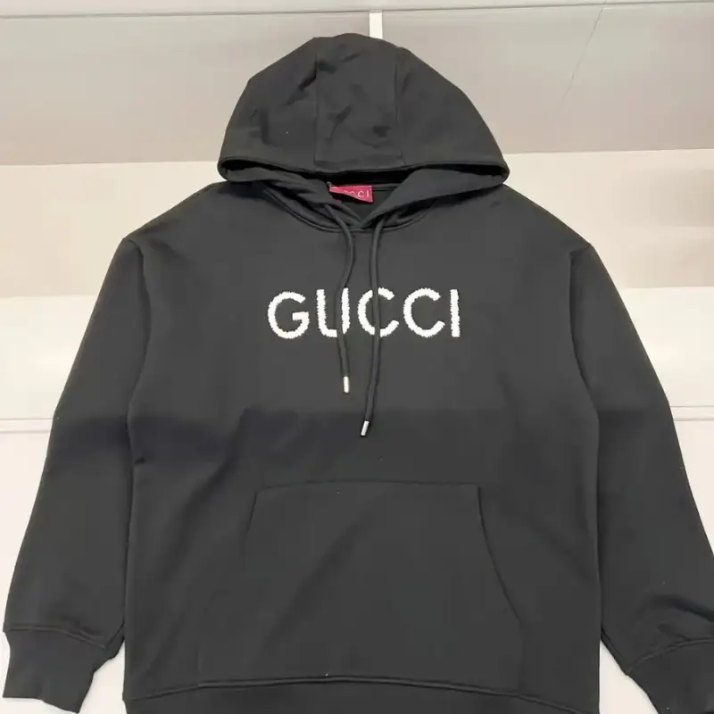 Gucci Hoodie — black colorway — USFans Spreadsheet photo