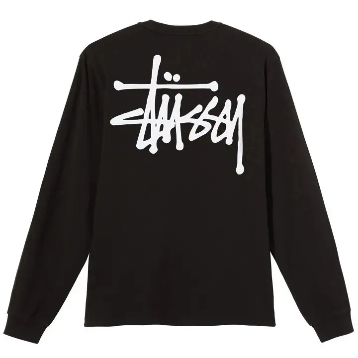 Stussy t-shirt — Black base long sleeve] colorway — USFans Spreadsheet photo