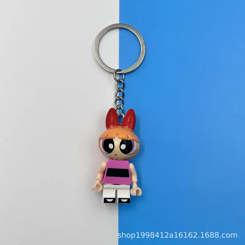 Lego Keychain Pendants — Powerpuff Girls Flower colorway — USFans Spreadsheet photo
