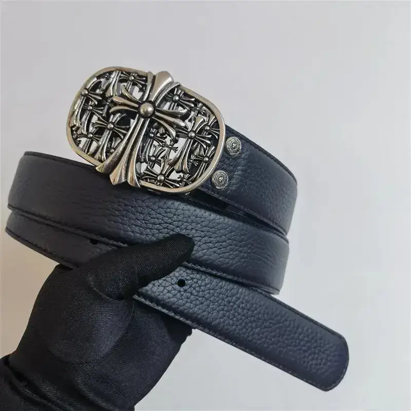 Chrome Hearts belt — Tombstone litchi pattern (first layer of colorway — USFans Spreadsheet photo