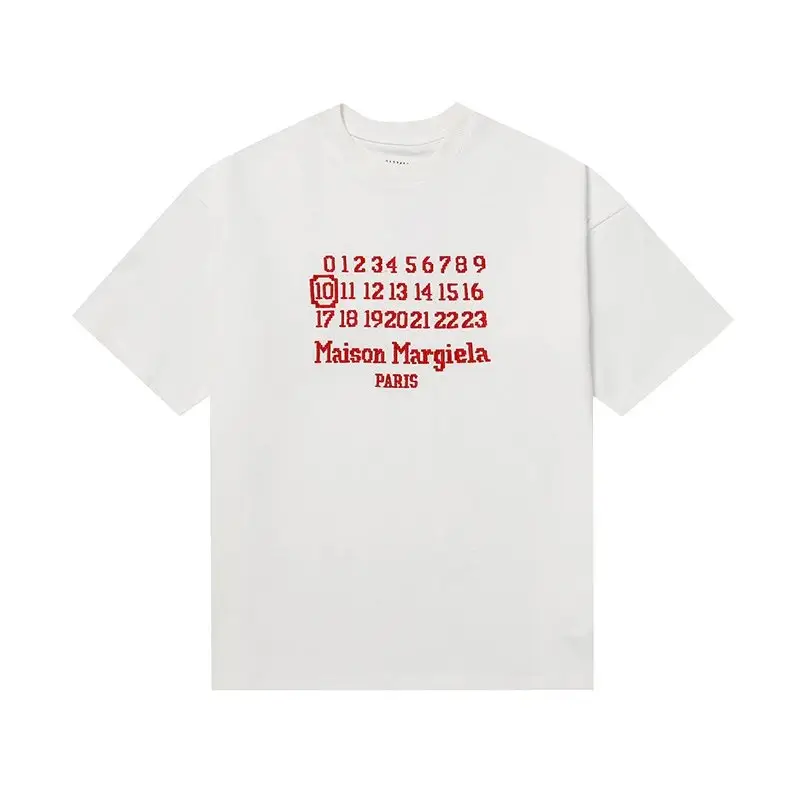 Maison Margiela Tees — 607 White colorway — USFans Spreadsheet photo