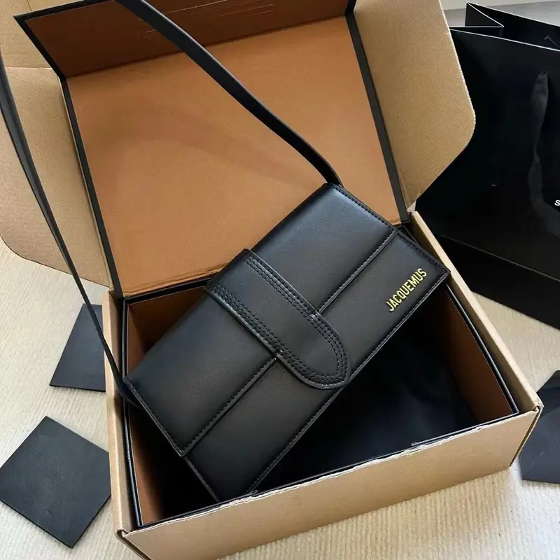 Jacquemus Handbag — Black shoulder bag 28cm with box colorway — USFans Spreadsheet photo