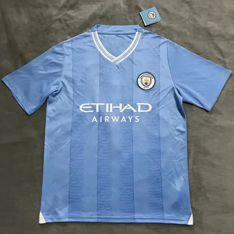 Real Madrid 2024 Player Jersey — 2324 Manchester City Home colorway — Kakobuy Spreadsheet photo