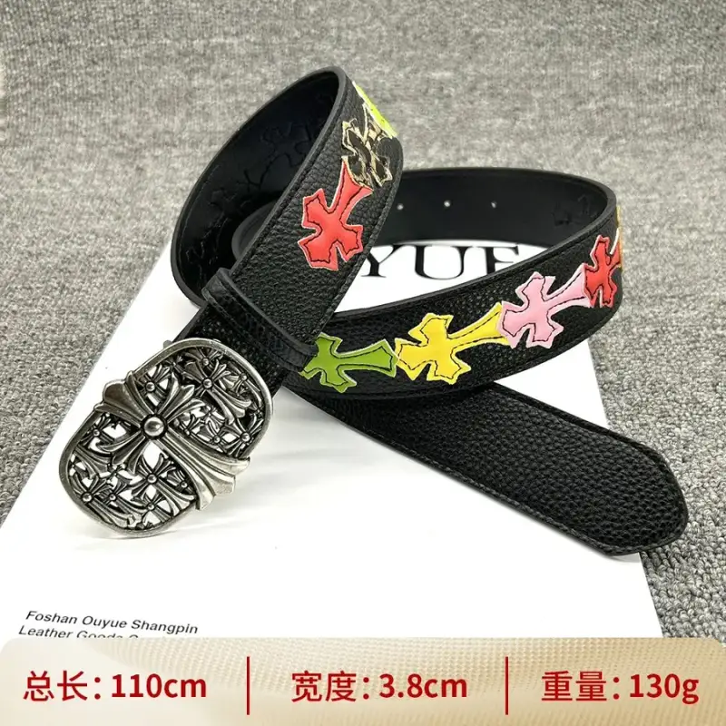 Chrome Hearts belt — [Snap buckle multi-cross 110cm] color cross belt colorway — USFans Spreadsheet photo