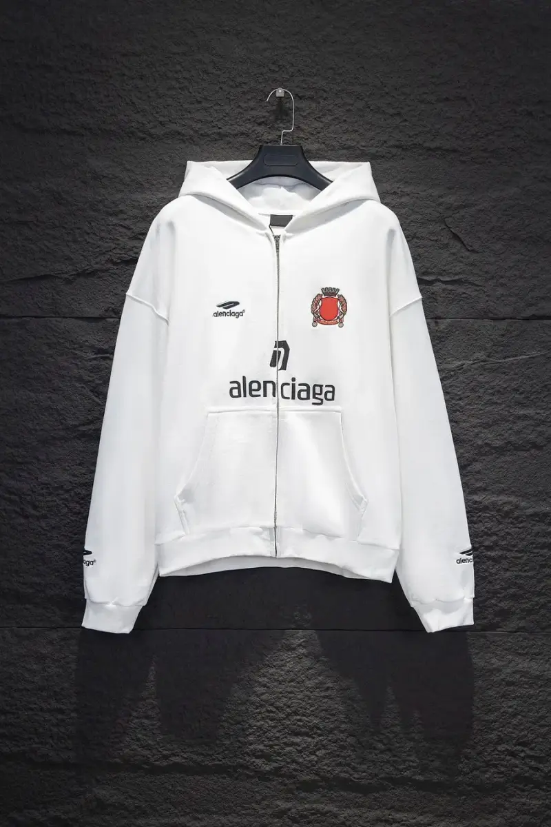 Balenciaga x Ralph Lauren Hoodie — white colorway — USFans Spreadsheet photo