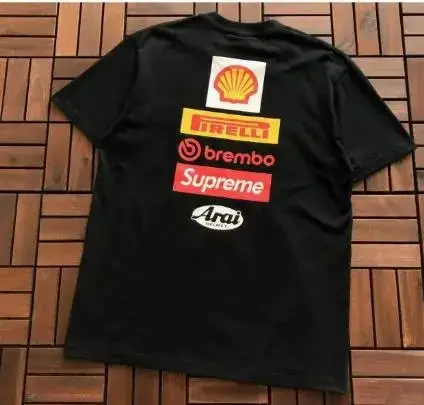 Supreme X Ducati T-Shirt — B380 Joint Black colorway — USFans Spreadsheet photo