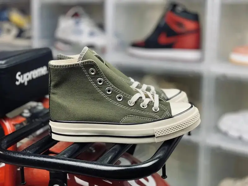 Converse Basic And CDG — Grass Green High-top colorway — Kakobuy Spreadsheet photo