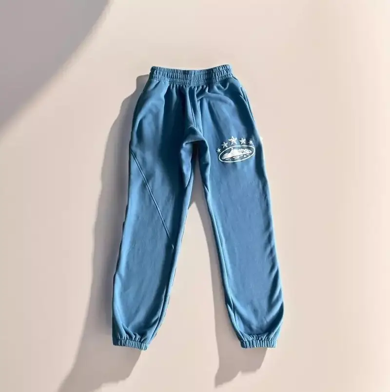 Corteiz Alcatraz Basic Triple Black Pants — Baby Blue 5 stars colorway — USFans Spreadsheet photo