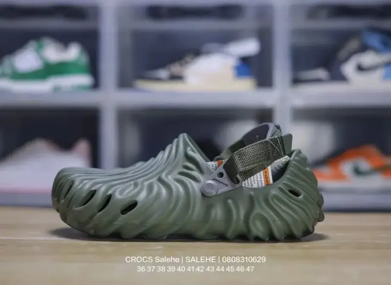 Salehe Bembury x Crocs Shoes — Dark Green colorway — Kakobuy Spreadsheet photo