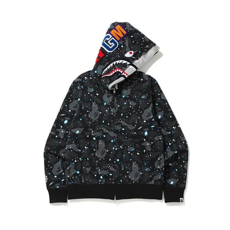 Bape Shark Hoodie — B8803 Black colorway — USFans Spreadsheet photo
