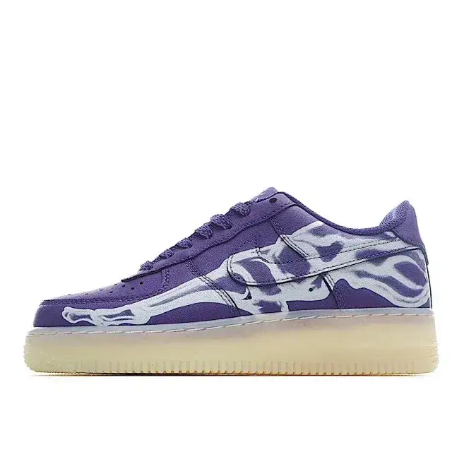 Air Force 1 Skeleton White — purple colorway — USFans Spreadsheet photo