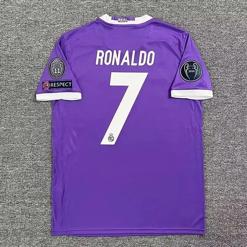 Real Madrid 16-17 T-Shirt — 1617 season away purple colorway — Kakobuy Spreadsheet photo