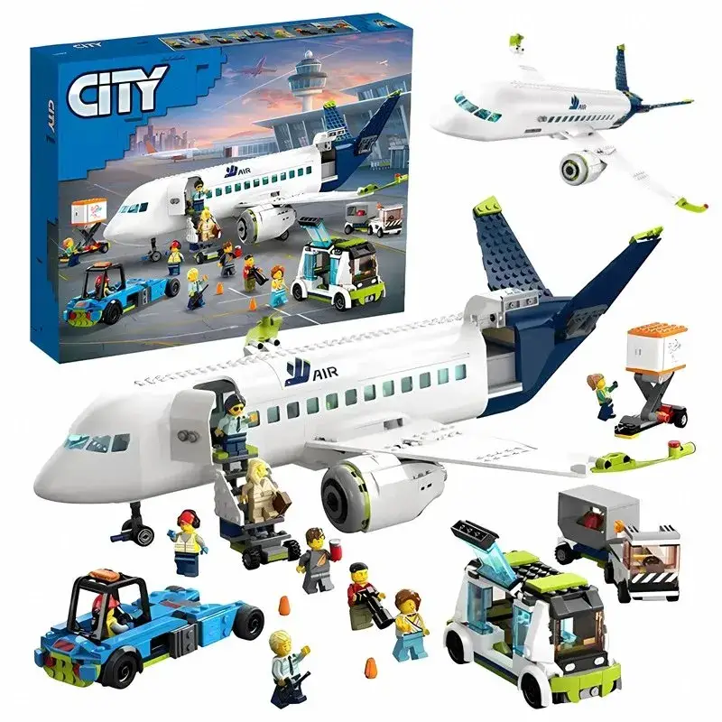 City High-Speed Passenger Train — 61006-Passenger aircraft-approximately 1.8KG colorway — USFans Spreadsheet photo