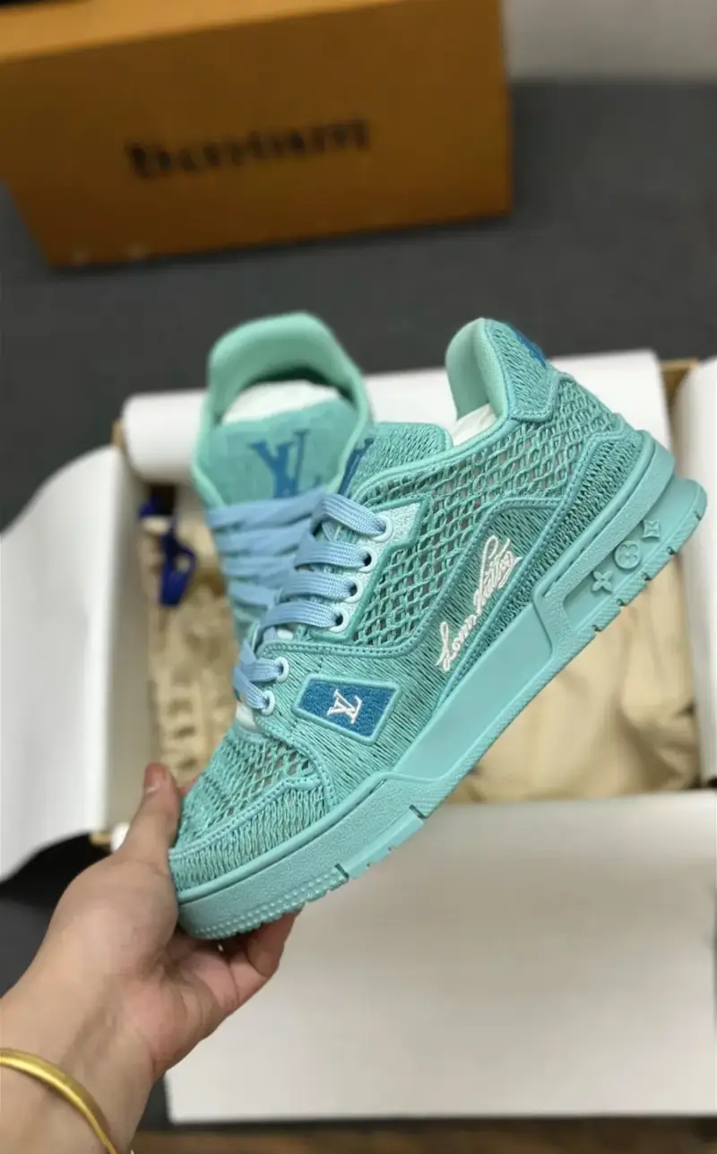 LV Trainers — blue colorway — Kakobuy Spreadsheet photo