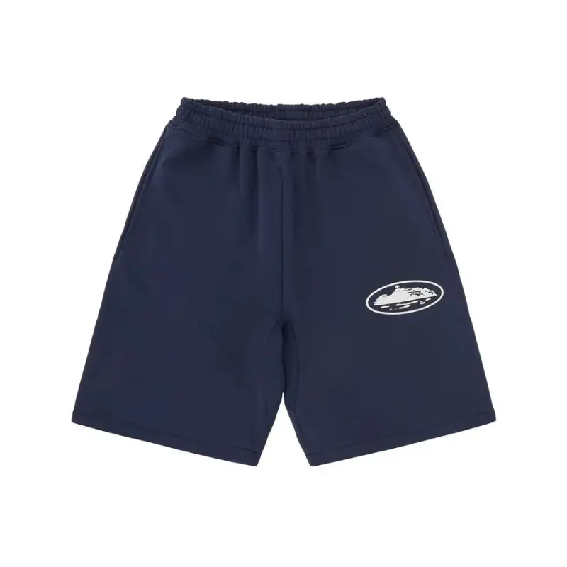 Corteiz Island Puff Print Zip Hoodie — dark blue/Shorts colorway — USFans Spreadsheet photo
