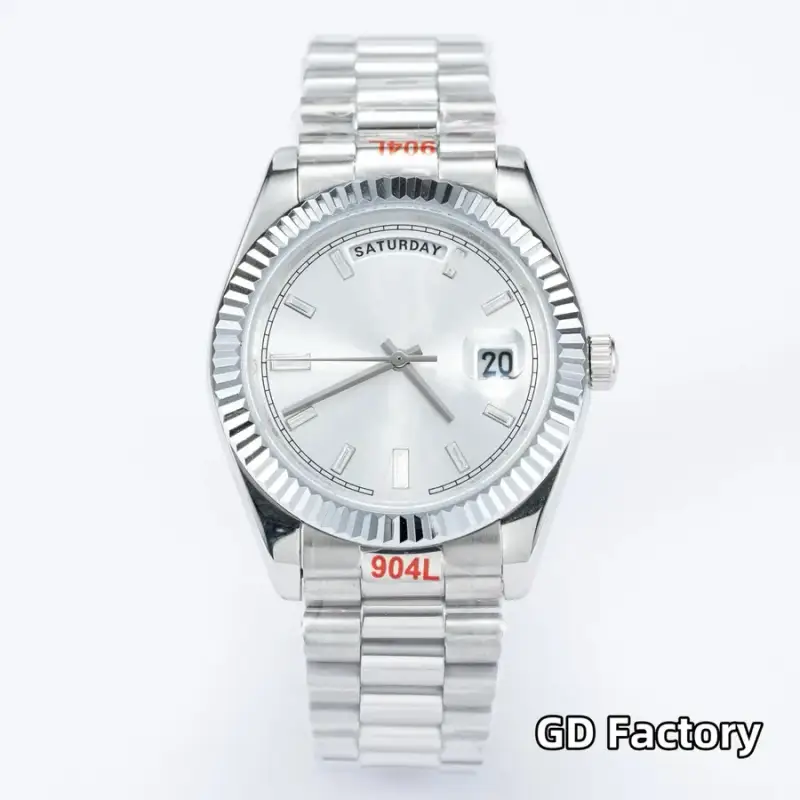 Rolex Datejust 41mm — [Square Drill] Silver Shell, Silver Plate, Steel Strip colorway — USFans Spreadsheet photo