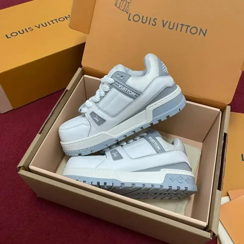 LV Trainers Maxi — White ash colorway — Kakobuy Spreadsheet photo