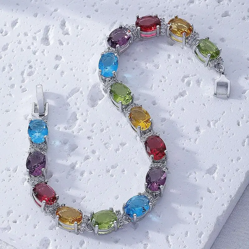 Random Bracelet — B00331 Platinum Colored Diamond colorway — USFans Spreadsheet photo