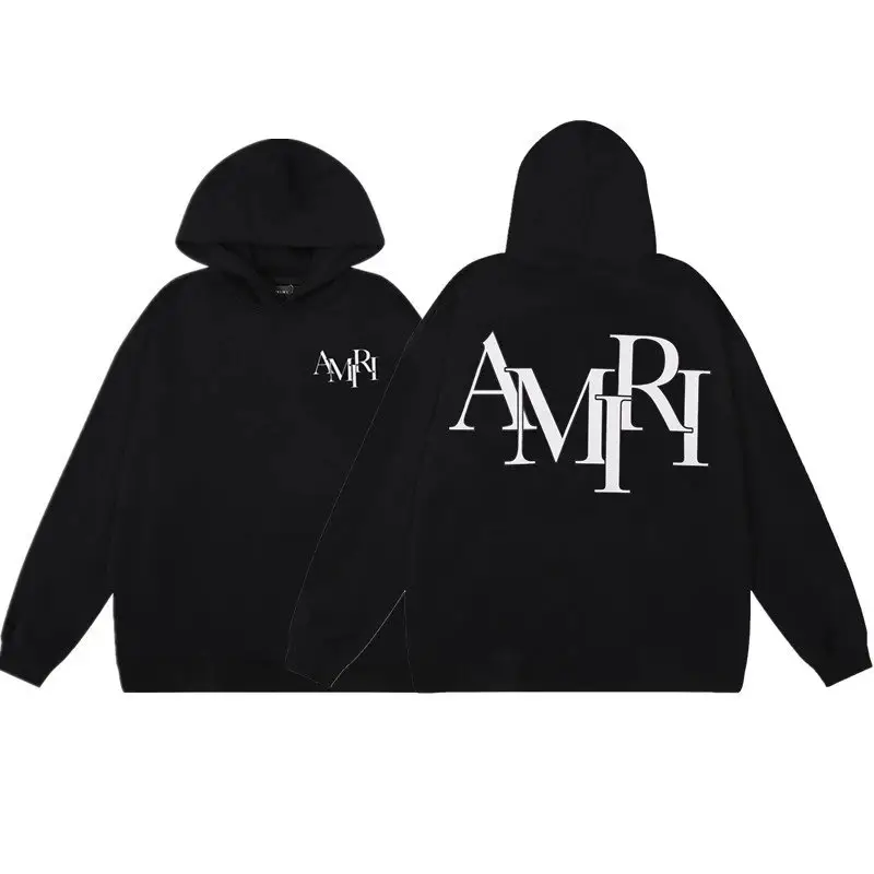 Amiri Paint Splatter Hoodie — 877 black colorway — USFans Spreadsheet photo