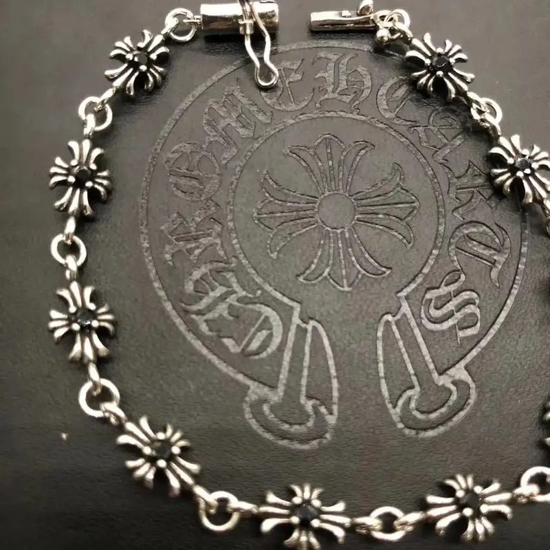 Chrome Hearts bracelet — Black Diamond Cross Flower Bracelet colorway — USFans Spreadsheet photo