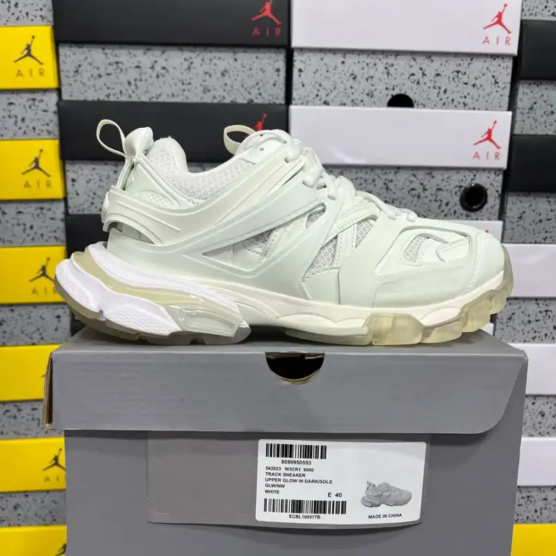 Balenciaga Track 3.0 Pierced Shoes — 9000 luminous white colorway — Kakobuy Spreadsheet photo