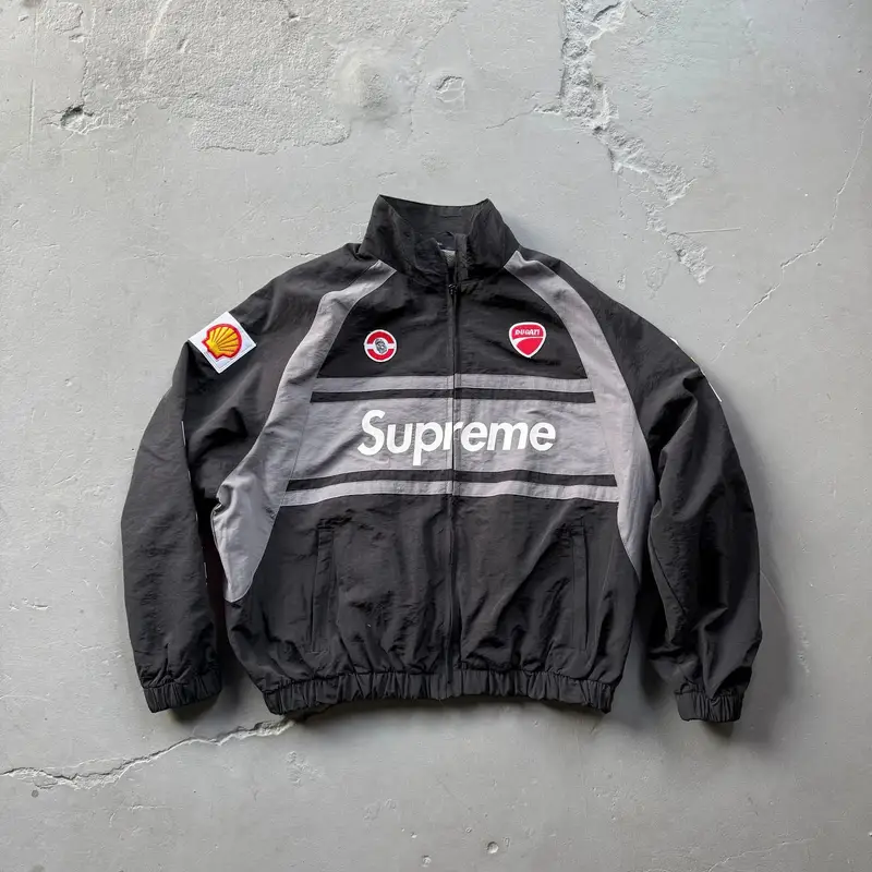 Supreme Ducati Tracksuit — 067 black/coat colorway — USFans Spreadsheet photo