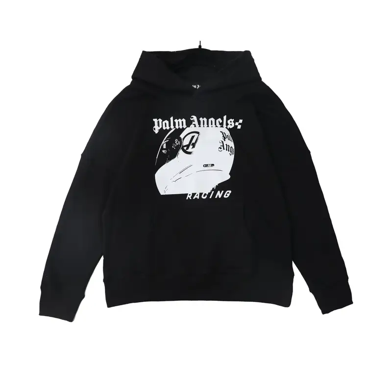 Palm Angels Hoodie — Helmet black correct version colorway — USFans Spreadsheet photo