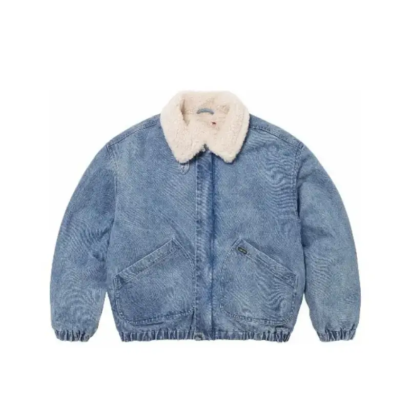 Supreme Denim Sherpa Jacket — Washed blue colorway — Kakobuy Spreadsheet photo