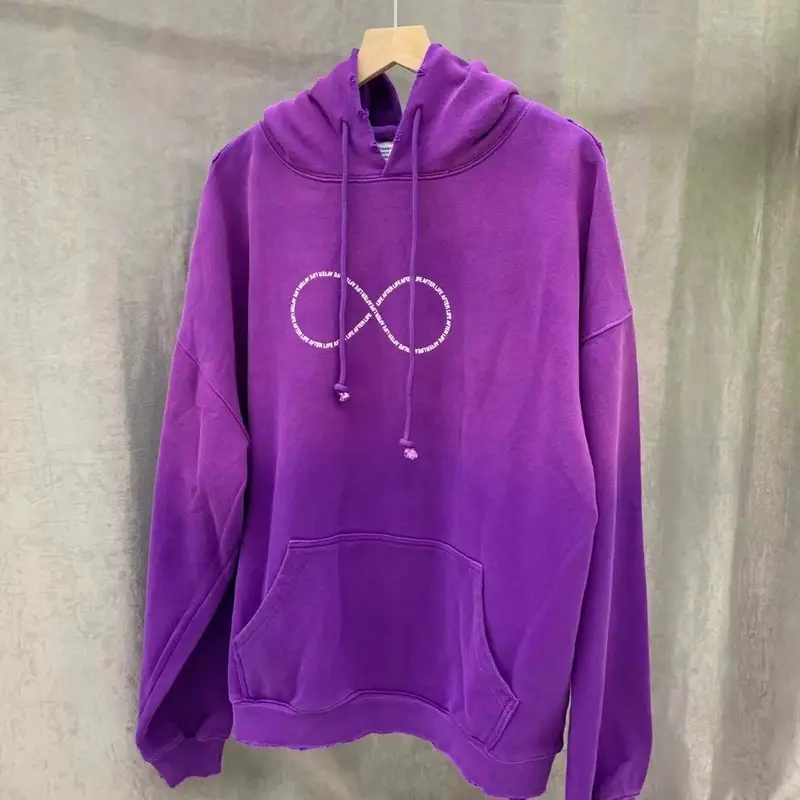 Good Vetements Hoodie — V128 purple colorway — Kakobuy Spreadsheet photo