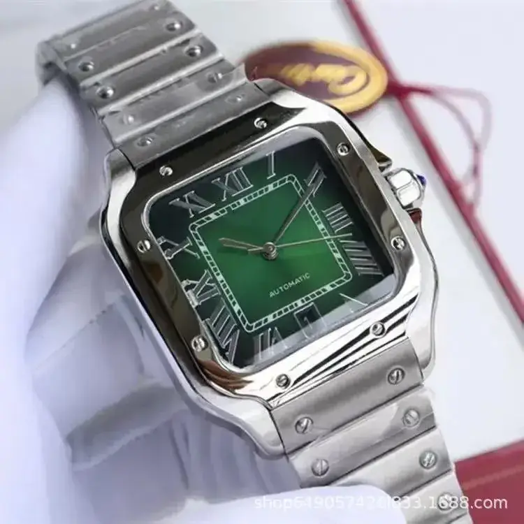 Cheap Cartier Santos 41mm — green face colorway — USFans Spreadsheet photo