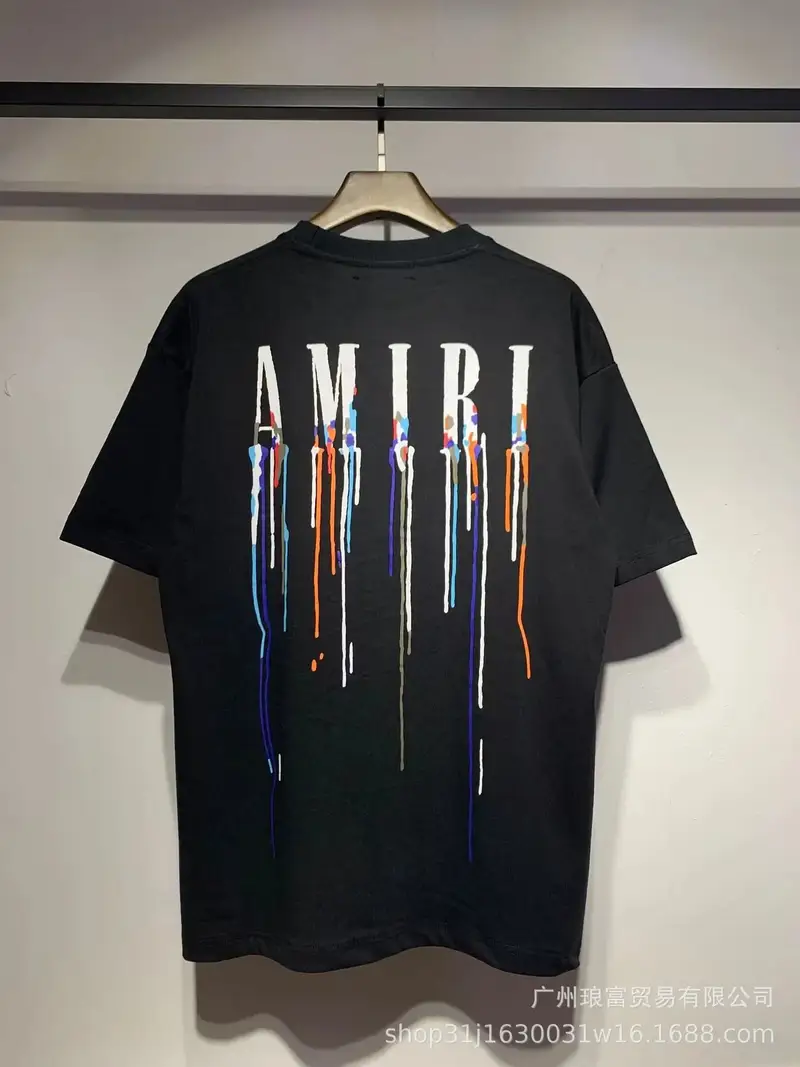 Amiri T-Shirts — 656 black colorway — USFans Spreadsheet photo