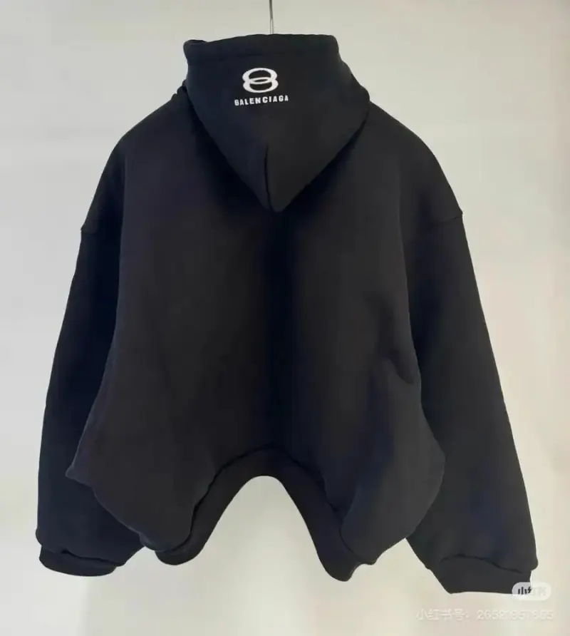 Balenciaga Unity Cropped Zip-Up — black colorway — Kakobuy Spreadsheet photo
