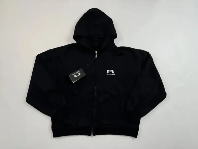 Balenciaga x Under Armour Hoodie (Black) — jacket colorway — USFans Spreadsheet photo